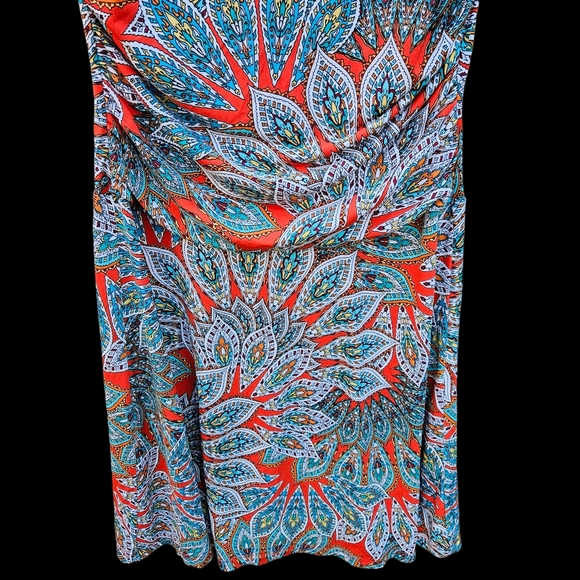 Enfocus Studio Patterned Mini Dress Women Size 14 - Picture 9 of 16